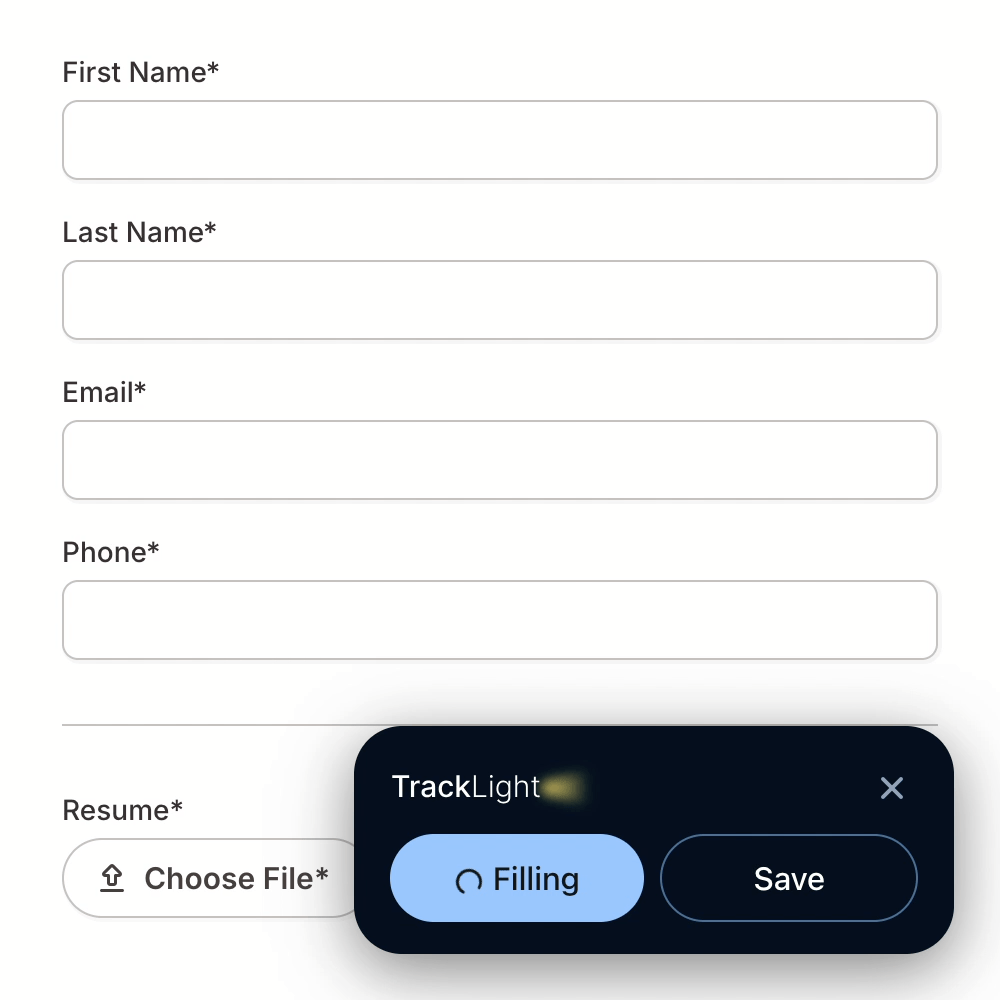 Auto-fill job applications with the Chrome extension
