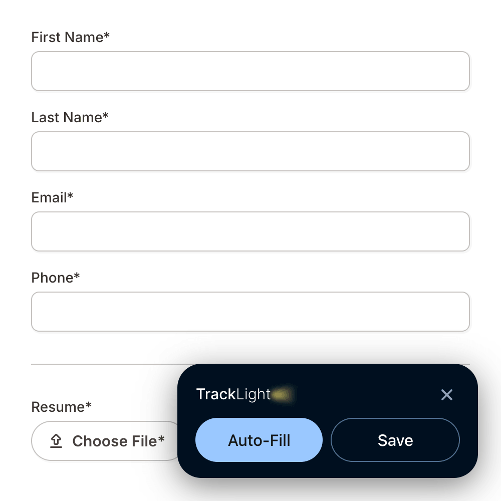 Auto-fill job applications with the Chrome extension